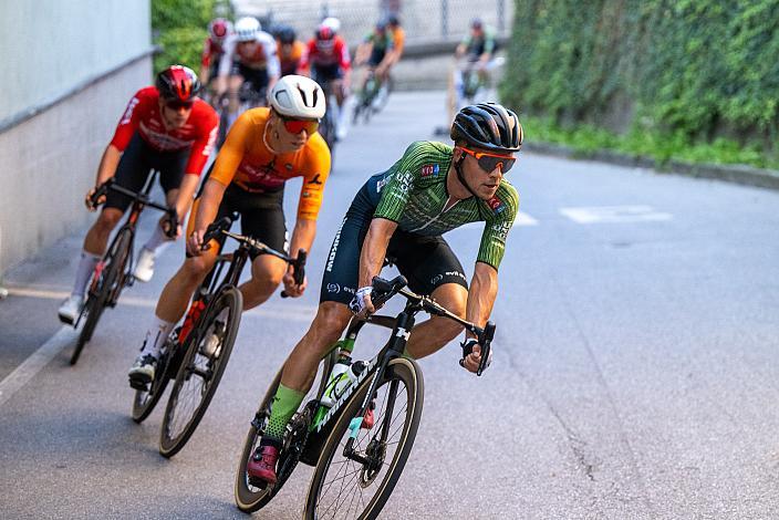 Riccardo Zoidl (AUT, Hrinkow Advarics) an der Spitze des Feldes, 27. Int. ASVÖ - HRINKOW City Kriterium Steyr, Herren Elite, ÖRV, Radsport, Mountainbike, ELITE Rennrad