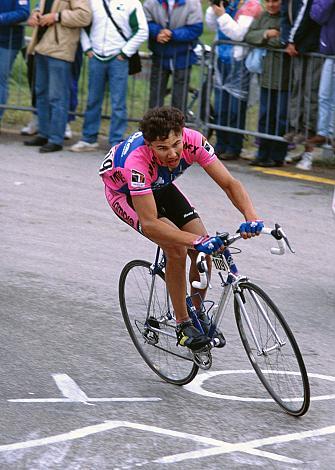 Pavel Tonkov (RUS, Lampre-Colnago) am Monte Bodone,14. Etappe, Corvara to Monte Bondone