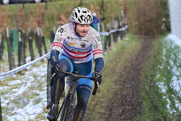 Daniel Federspiel (AUT, Team Felbermayr Simplon Wels) Radquerfeldein GP um das Sportzentrum Gunskirchen, Rad Cyclo Cross