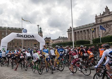 Start zum Velothon Stockholm, 2015