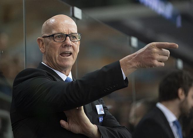 Head-Coach Tom Rowe (EHC Liwest Black Wings Linz) (EHC Liwest Black Wings Linz vs Dornbirn Bulldogs