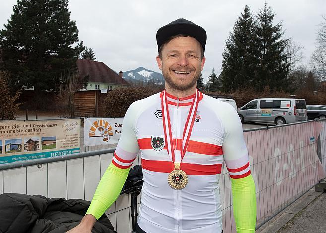 Daniel Federspiel (AUT, Team Vorarlberg Santic) Rad Cyclo Cross Staatsmeisterschaft 2021, Neusiedl/Waidamannsfeld, Niederösterreich