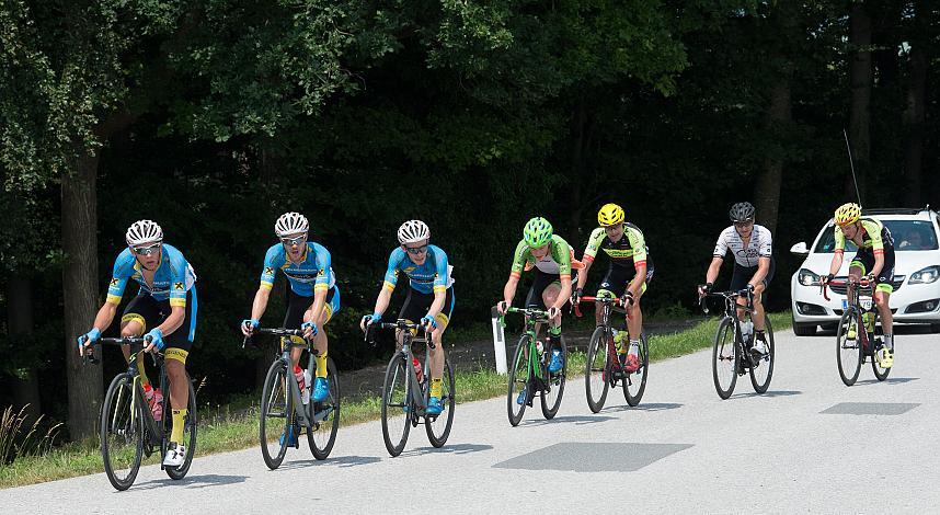  Matthias Krizek (AUT, Team Felbermayr Simplon Wels), Lukas Schlemmer (AUT, Team Felbermayr Simplon Wels), Daniel Lehner (AUT, Team Felbermayr Simplon Wels), Patrick Bosman (AUT, Hrinkow Advarics Cycleang Team), Manuel Bosch (AUT, (Team Vorarlberg Santic), Helmut Trettwer (GER, WSA Pushbikers), Lukas Meiler, GER (Team Vorarlberg Santic)