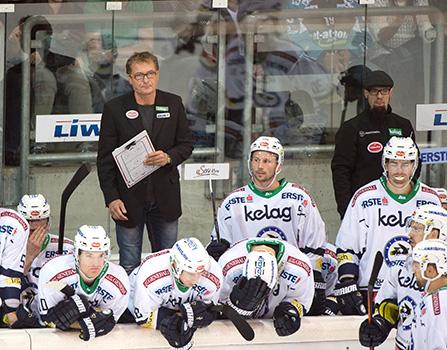 Trainer Hannu Järvenpää (EC VSV) und CoTrainer Markus Peintner (EC VSV), EHC Liwest Black Wings Linz vs EC VSV
Trainer Hannu JÃ¤rvenpÃ¤Ã¤ (EC VSV) und CoTrainer Markus Peintner (EC VSV), EHC Liwest Black Wings Linz vs EC VSV