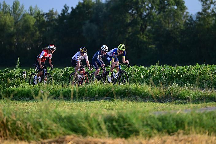 Noel Toth (SUI, Team Schweiz), Etappensieger  Luis Grupp (GER), Jasper Verbrugge (BEL, Acrog-Tormans) 1. Etappe Marchtrenk  - Marchtrenk, Int. Oberösterreichische Versicherung OÖ Junioren Oberösterreich Rundfahrt