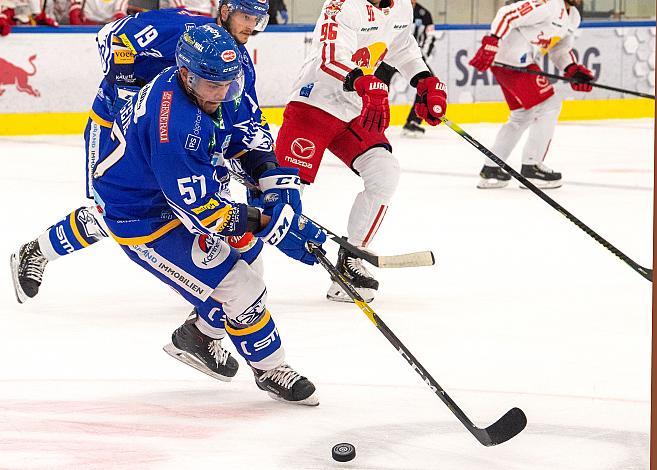 Matt Mangene (EC GRAND Immo VSV), Stefan Bacher (EC GRAND Immo VSV), Eishockey, ICE Hockey League, 1. Runde