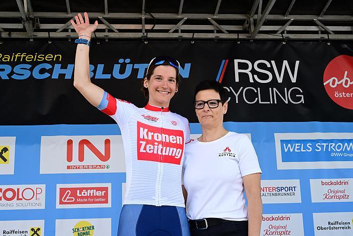 Petra Zsanko (HUN, Arbö Rapso Knittelfeld) Führende Radliga, Road Cyling League Austria, Damen Elite, U23, Road Cycling League Austria, 62. Raika Kirschbluetenrennen, Wels, Oberösterreich