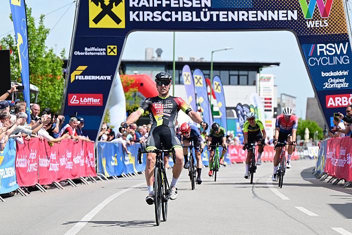 Sieger Lukas Kubis (SVK, Elkov Kasper),Herren Elite, U23, Road Cycling League Austria, 62. Raika Kirschbluetenrennen, Wels, Oberösterreich