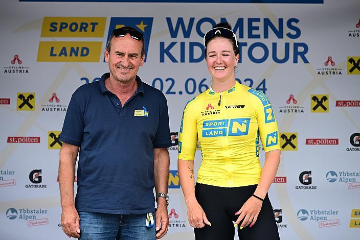 Nikola BAJGEROVA  (CZE, Mat Atom Development)  Etappensiegerin 30.05.2024 Rad 1a Etappe Sportland NOE WOMENS  KIDS Tour