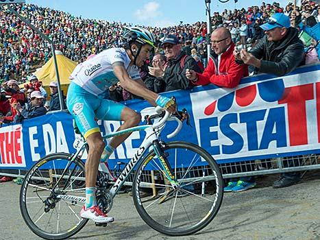 Fabio Aru, ITA (#3, Astana Pro Team) Monte Zoncolan