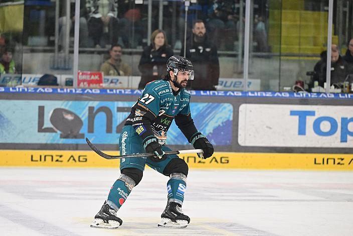 Shawn St.Amant (Steinbach Black Wings Linz) 4. Runde ICE, Steinbach Black Wings Linz vs Pioneers Vorarlberg, Linz AG Eisarena 