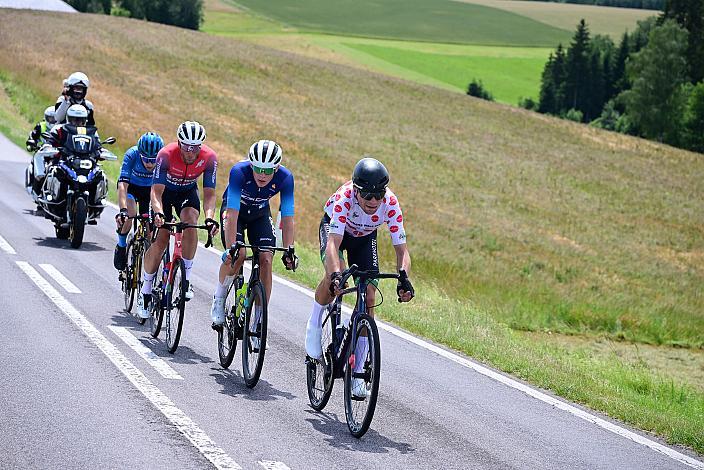 Im Berg Trikot des Gesamtführenden der Bergwertung Nils Sinschek (NED, Parkhotel Valckenburg), Wels - Aigen - Schlägl, 14. Int. Raiffeisen OÖ-Radrundfahrt UCI Kat. 2.2