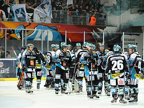 Linz feiert, EC Red Bull Salzburg vs. EHC Liwest Black Wings Linz 