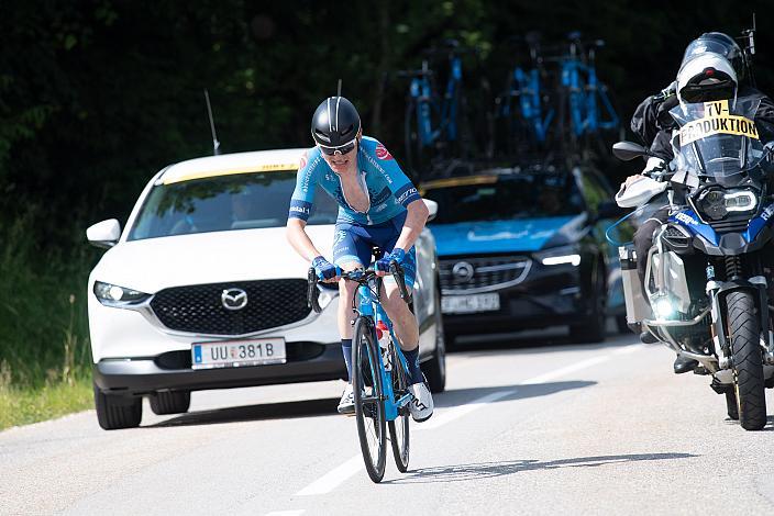 Bergpreis Führender  Immanuel Stark (GER, P&S Metalltechnik), 1. Etappe Wels - Maria Schmolln, Int. Raiffeisen Oberösterreich Rundfahrt UCI Kat. 2.2