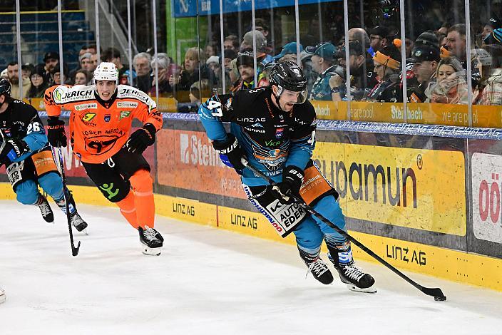 Logan Roe (Steinbach Black Wings Linz) 52. Runde ICE, Steinbach Black Wings Linz vs Graz 99ers, Linz AG Eisarena