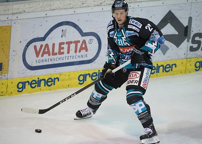 Philipp Lukas (EHC Liwest Black Wings Linz) EHC Liwest Black Wings Linz vs EC Red Bull Salzburg