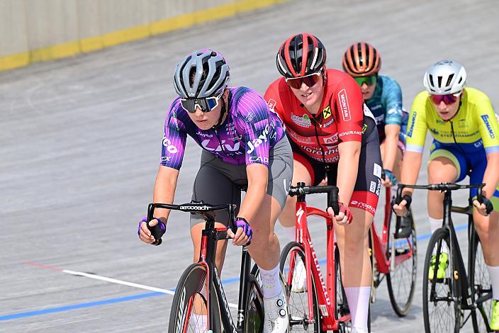 Leila Gschwendtner (AUT, Liv-Alula-Jayco), Staatsmeisterin, Omnium , Hello Yellow Velodrom Linz, Rad Bahnstaatsmeisterschaft 2025