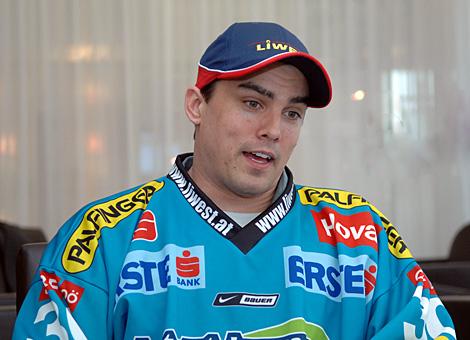 Alex Westlund, USA, der neue Tormann im Team der Liwest Black Wings Linz.