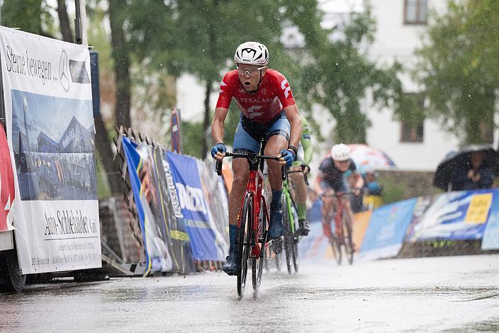 Sieger in Braunau Daniel Turek (CZE, Team Felbermayr Simplon Wels) im Roten Trikot des Ligaführenden, Radsport, Herren Radliga, Ranshofen, 23. Braunauer Radsporttage