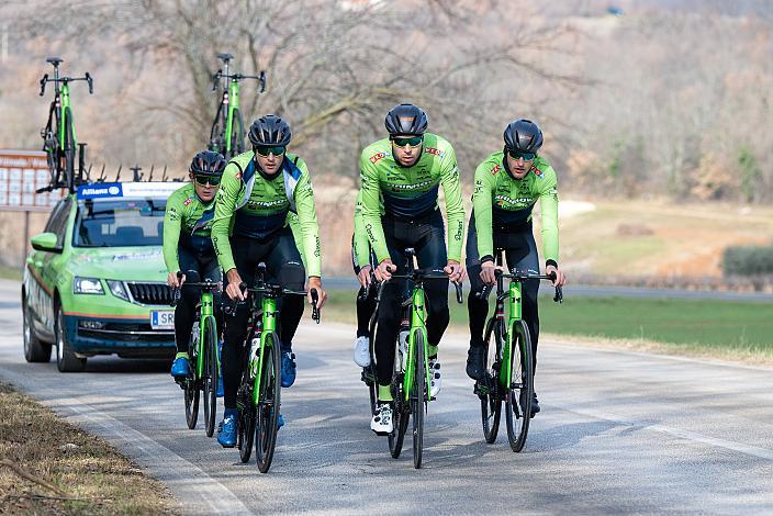 Marvin Hammerschmid (AUT), Raphael Hammerschmid (AUT), Jonas Rapp (GER), Johannes Rechenauer (GER), Riccardo Verza (ITA), Jaka Primozic (SLO), Michael Konczer (AUT), Stefan Kovar (AUT), Trainingscamp Porec, Kroatien, Team Hrinkow Advarics Cycleang, UCI Continental Team, 