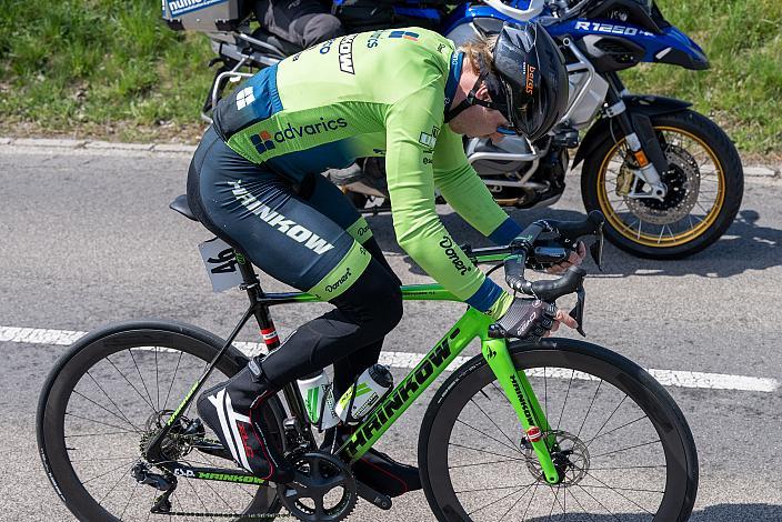 Sieger Rainer Kepplinger (AUT, Hrinkow Advarics), Herren Elite, U23, Radliga, 60. Raika Kirschbluetenrennen, Wels, Oberösterreich