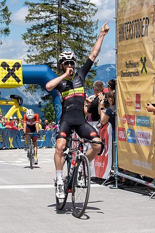 Etappen und Gesamtsieger, Alexis Guerin (FRA, Team Vorarlberg) 3. Etappe Traun - Hinterstoder, Int. Raiffeisen Oberösterreich Rundfahrt UCI Kat. 2.2