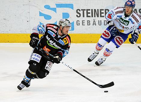 Eric Healey Liwest Black Wings Linz vs. EC REKORD Fenster VSV