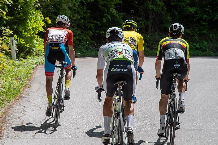 v.l. Riccardo Zoidl (AUT, Team Felbermayr Simplon Wels), Pawel Cieslik (POL, Voster ATS Team), Michal Schlegel (CZE, Team Elkov Kasper), Alexis Guerin (FRA, Team Vorarlberg) 3. Etappe Traun - Hinterstoder, Int. Raiffeisen Oberösterreich Rundfahrt UCI Kat. 2.2