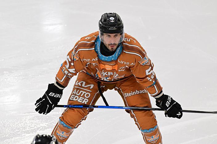 Yohann Aumtu (Steinbach Black Wings Linz), 30. Runde ICE, Steinbach Black Wings Linz vs EC Red Bull Salzburg, Linz AG Eisarena 