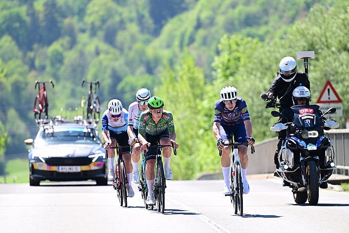 Die Ausreisser mit Josef Dirnbauer (AUT, Hrinkow Advarics), Luis Straßer, (GER, RUN&RACE-Solarpur) Herren Elite, U23, Road Cycling League Austria, 15. GP Vorarlberg
