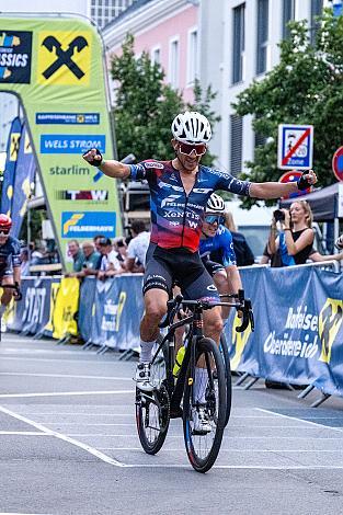 Sieger des Kriteriums Riccardo Zoidl (AUT, Team Felt - Felbermayr) 25. Welser Innestadt Kriterium 