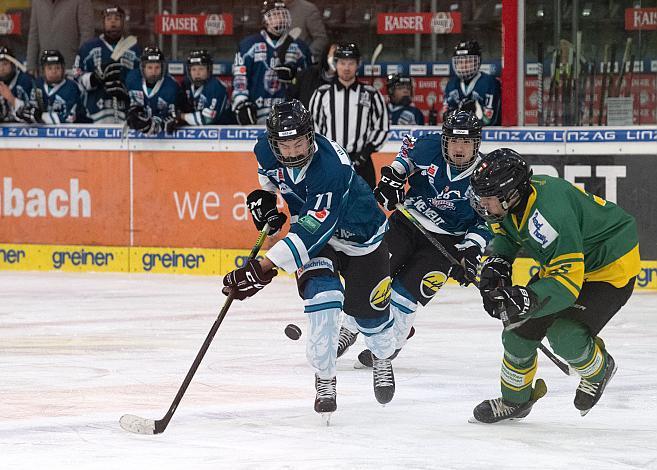 Roman Vakhabov (Eishockey Akademie Oberösterreich) Eishockey Akademie Oberösterreich vs EHC LustenauU16 Meisterschaft Oesterreich, U16 Nachwuchsliga, Eishockey,  