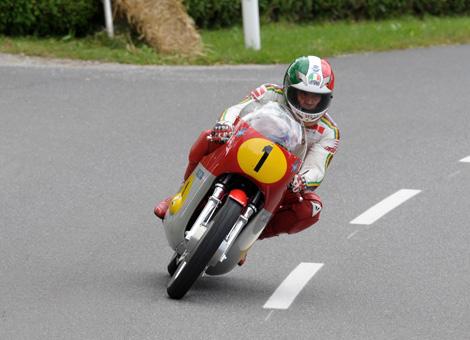 Motorrad Weltmeister Giacomo Agostini.