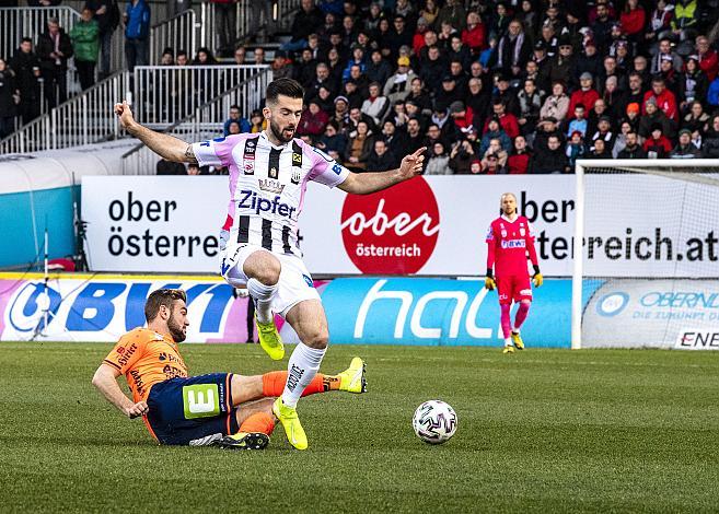 v.l. Jürgen Heil (TSV Prolactal Hartberg),Marvin Potzmann (LASK) 