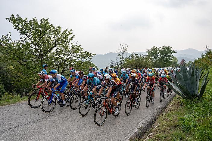 das Peleton in der Auffahrt zur Bergwertung La Rosina, Marostica, Veneto Classic, Treviso - Bassano del Grappa, Veneto, ITA 190km