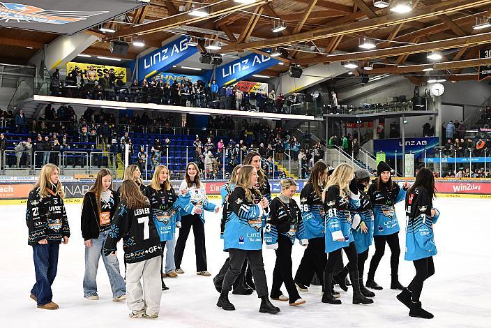 Black Wings Ladies Charity 2025, 30. Runde ICE, Steinbach Black Wings Linz vs EC Red Bull Salzburg, Linz AG Eisarena 