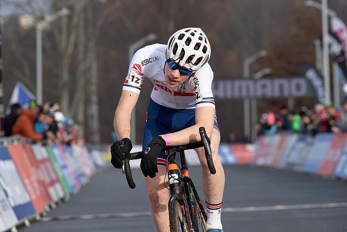 Nr.12 Ben Askey (GBR) Junioren, UCI Cyclocross World Cup, Tabor CZ 