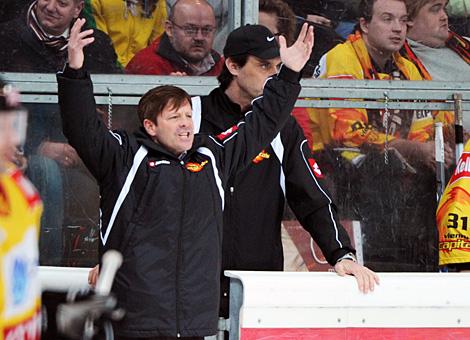 Trainer Vienna Capitals, Kevin Gaudet, Vienna Capitals vs. Liwest Black Wings 
