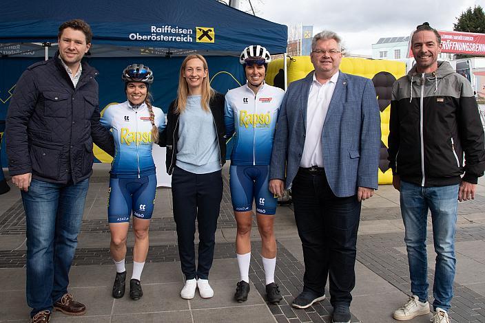 Laura Rumpl, Sabina Stadler (AUT, Arbö Rapso Knittelfeld), Damen Elite, U23, Radliga, 62. Radsaison-Eröffnungsrennen Leonding, Oberösterreich