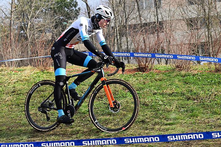 Juniorenmeister Valentin Hofer (AUT, Cannibal B Victorious)  Rad Cyclo Cross, ÖSTM/ÖM Querfeldein, Ciclo Cross, Cycling Austria, Maria Enzersdorf, NÖ