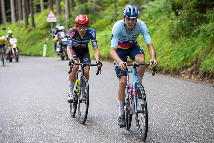 Adrien Maire (FRA, TDT - Unibet Cycling Team) Etappen und  Gesamtsieger der 14. Oberösterreich Rundfahrt, Riccardo Zoidl (AUT, Team Felt - Felbermayr)  St. Florian - Höss, Hinterstoder , 14. Int. Raiffeisen OÖ-Radrundfahrt UCI Kat. 2.2