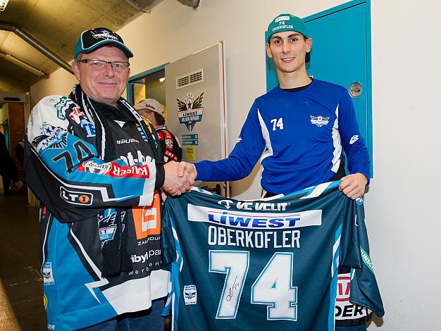 Die Gewinner des LIWEST Black WIngs Gewinnspiels, EHC Liwest Black Wings Linz vs UPC Vienna Capitals