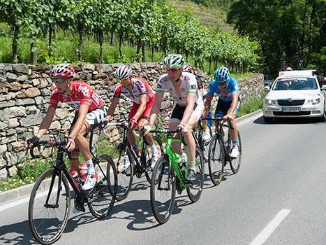 Andreas Hofer, Team Vorarlberg in der Spitzengruppe des Tages