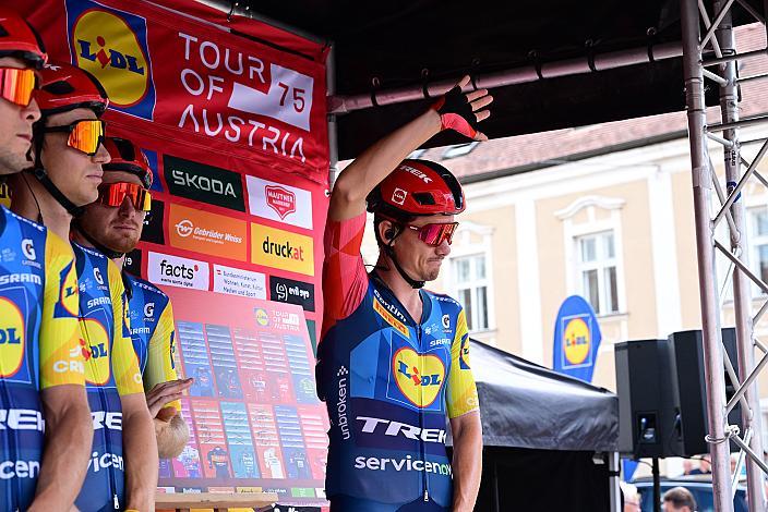 Patrick Konrad (AUT, Lidl-Trek) 5. Etappe von Langenlois nach Wien, 109km, Tour of Austria