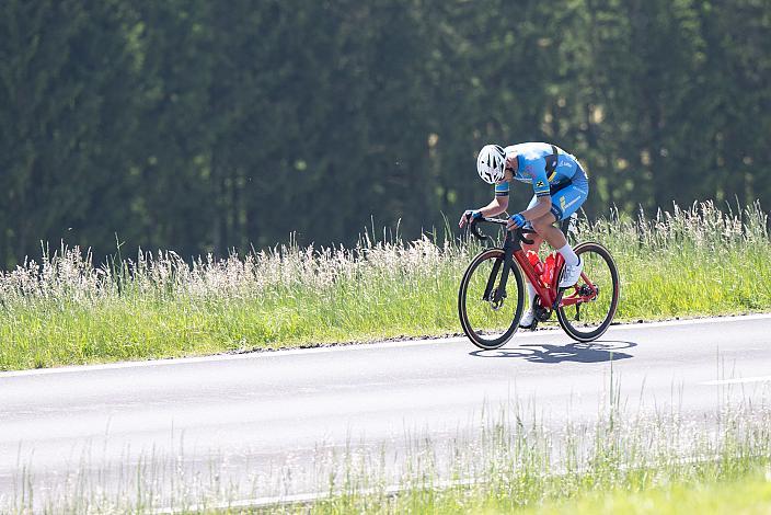 Attacke von Michal Kukrle (CZE, Team Felbermayr Simplon Wels) 2. Etappe Wels - Bad Leonfelden, Int. Raiffeisen Oberösterreich Rundfahrt UCI Kat. 2.2