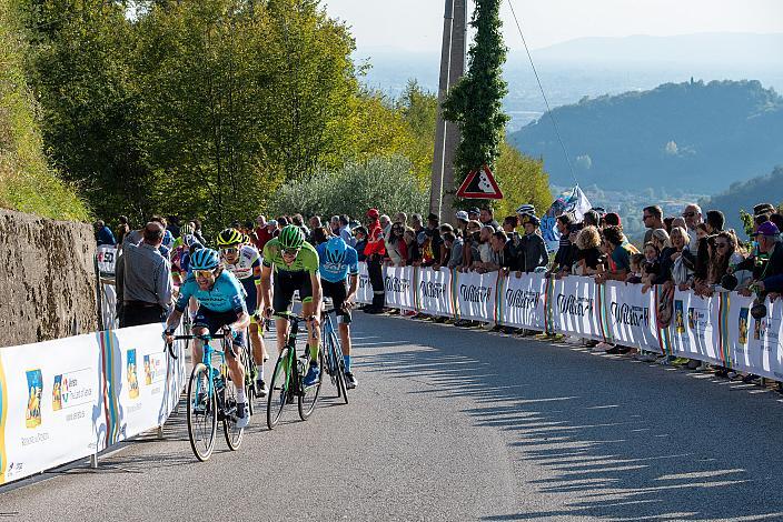 Manuele Boaro (ITA, Astana Pro Team), Jonas Rapp (GER, Hrinkow Advarics Cycleang) in der Steigung Salita La Rosina, Veneto Classic, UCI 1.1