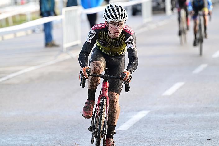 Adrian Stieger (AUT, ARBÖ Headstart ON Fahrrad) Radquerfeldein GP um das Sportzentrum Gunskirchen, Rad Cyclo Cross