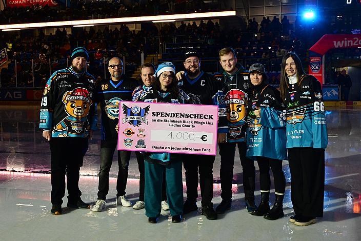 Black Wings Ladies Charity 2025, 30. Runde ICE, Steinbach Black Wings Linz vs EC Red Bull Salzburg, Linz AG Eisarena 