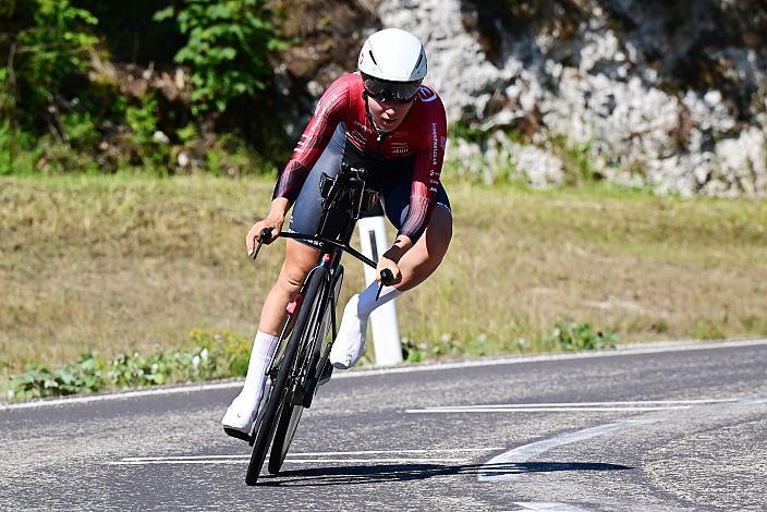 Leila Gschwendtner (AUT, Smurfit Westrock Cycling Team), Österreich Staatsmeisterschaft, Einzel - Zeitfahren, ÖSTM EZF Weißenbachtal - OÖ