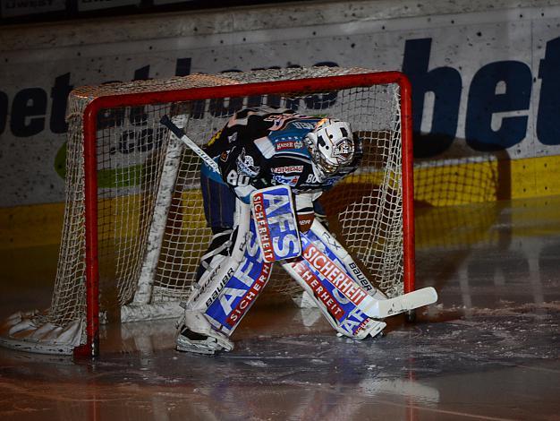 David LeNeveu, Tormann Linz, EHC Liwest Black Wings Linz vs KHL Medvescak Zagreb